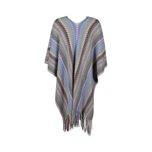 Missoni Zig Zag Patterned Poncho