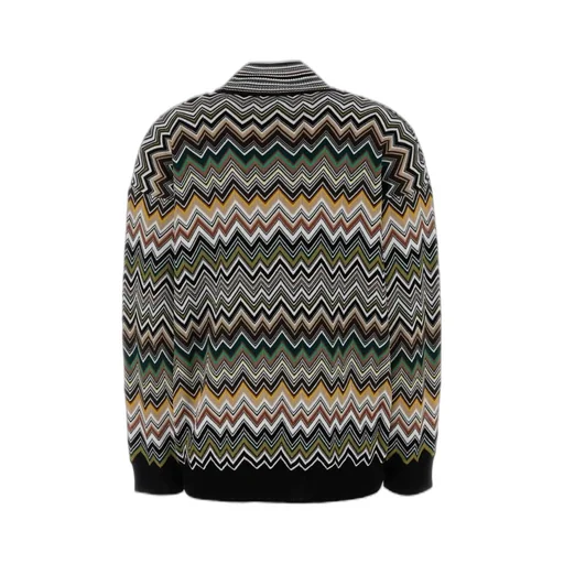 Missoni Zig-Zag Pattern Turtleneck Jumper