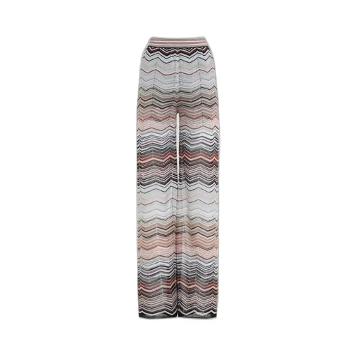 Missoni Zig-Zag Pattern Straight Leg Pants