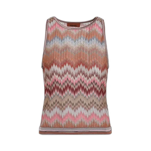 Missoni Snake-Pattern Sleeveless Top