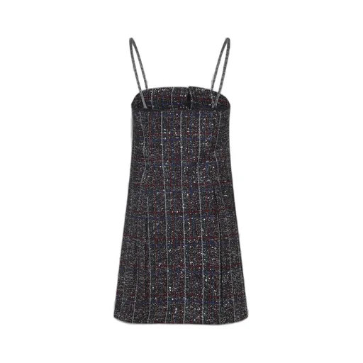 Missoni Check Patterned Button-Up Mini Dress