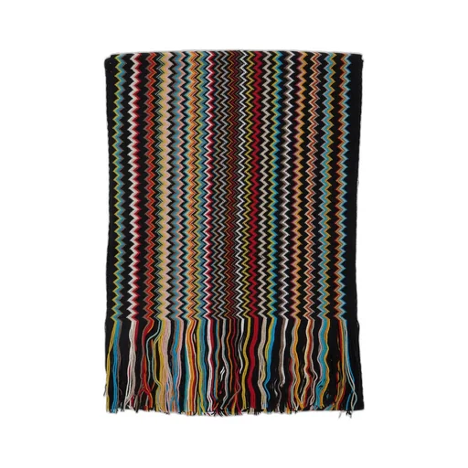 Missoni Fringed Knitted Scarf