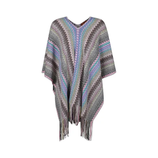 Missoni Zig Zag Patterned Poncho