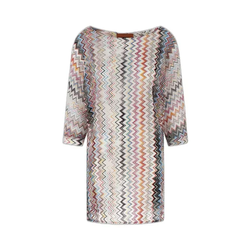 Missoni Zig-Zag Pattern Knitted Top