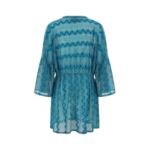 Missoni Zig-Zag V-Neck Mini Dresses