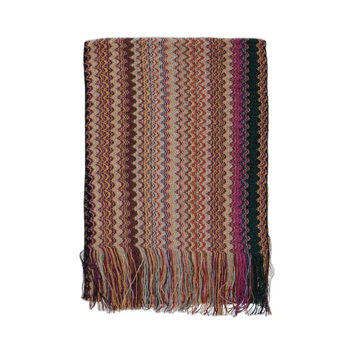 Missoni Fringed Knitted Scarf