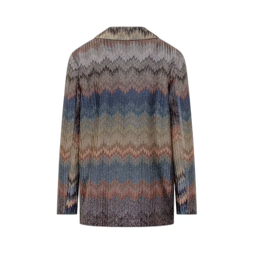 Missoni Glitter Printed Single-Breasted Blazer