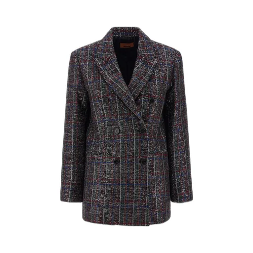 Missoni Sequin-Embellished Tartan Blazer