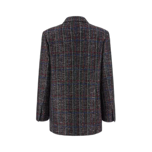 Missoni Sequin-Embellished Tartan Blazer