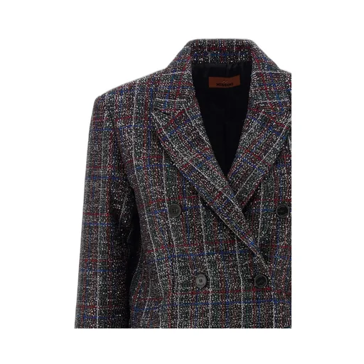 Missoni Sequin-Embellished Tartan Blazer