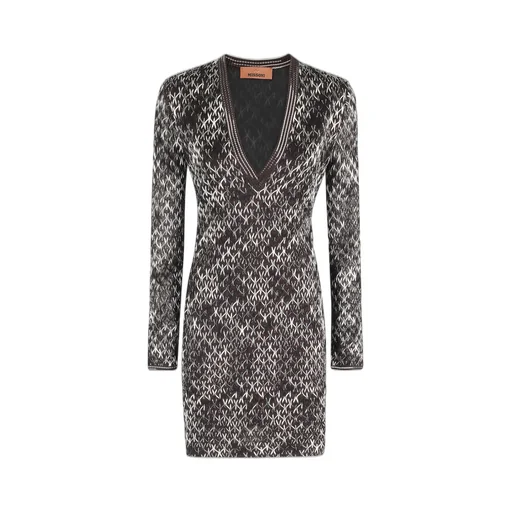 Missoni V-Neck Mini Dress