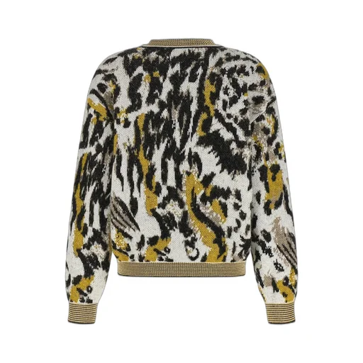 Missoni Animal Motif Crewneck Knitted Jumper