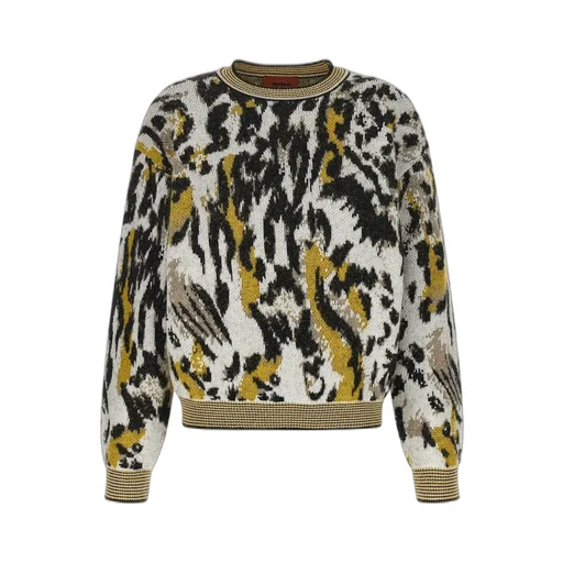 Missoni Animal Motif Crewneck Knitted Jumper