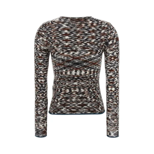 Missoni Flame Pattern Crew Neck Sweater