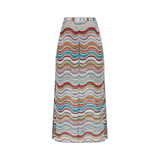 Missoni Side Slit High-Waisted Trousers