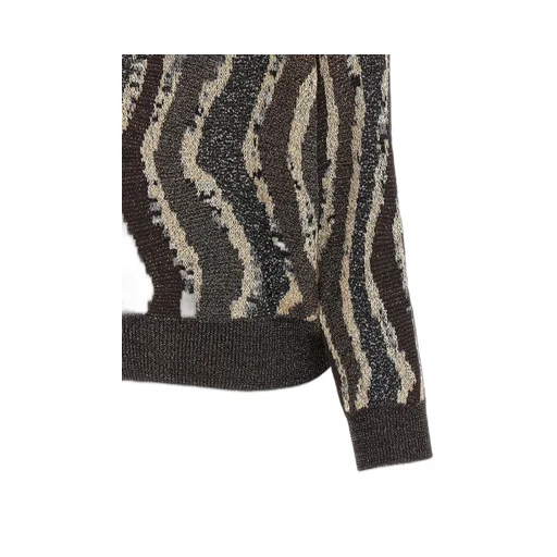 Missoni Button Wave Pattern Boxy Cardigan
