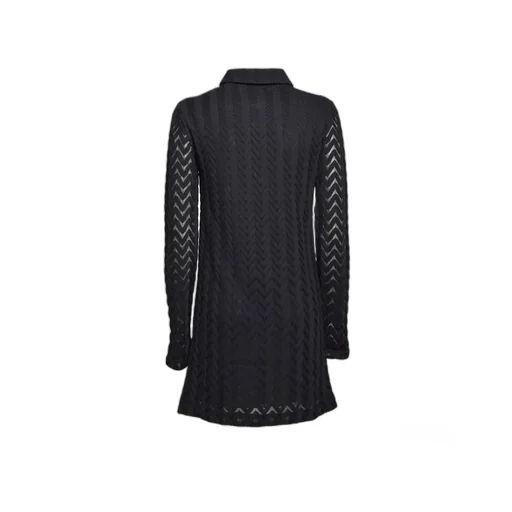 Missoni Button Detailed Long-Sleeved Polo Mini Dress