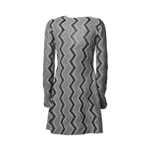 Missoni Zig Zag Patterned V-Neck Dress