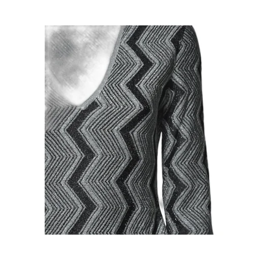 Missoni Zig Zag Patterned V-Neck Dress