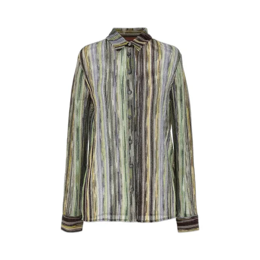 Missoni Striped Straight Hem Shirt