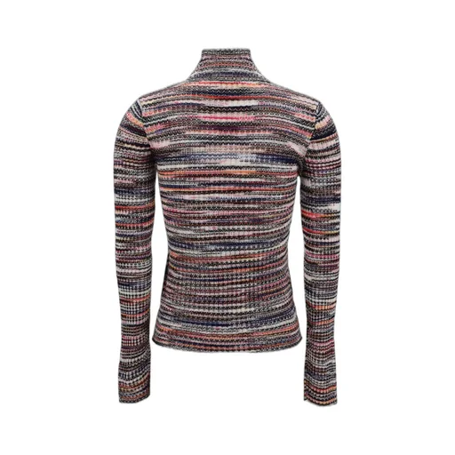 Missoni Roll-Neck Striped Knitted Jumper