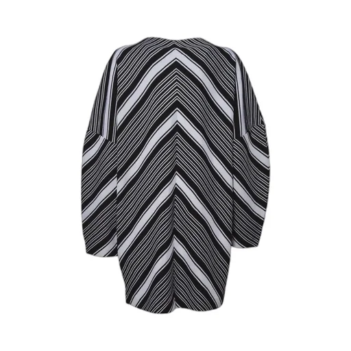 Missoni Oversized Sleeved Plunging V-Neckline Mini-Dress