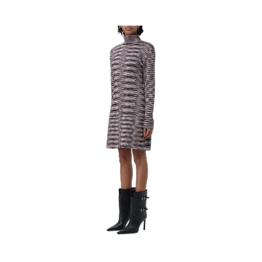 Missoni High Neck Long-Sleeved Dress