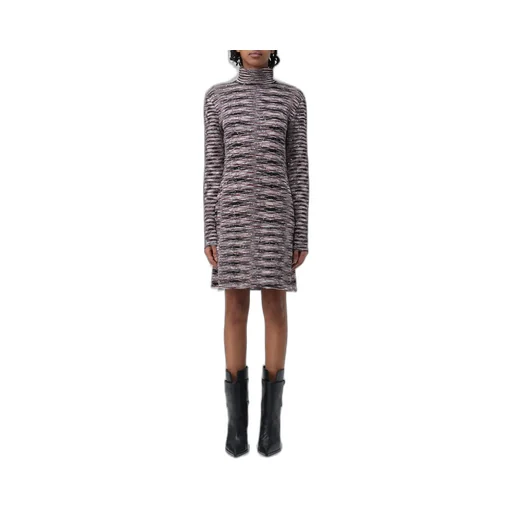 Missoni High Neck Long-Sleeved Dress