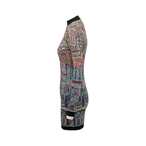Missoni Jacquard Knitted Jumper Dress