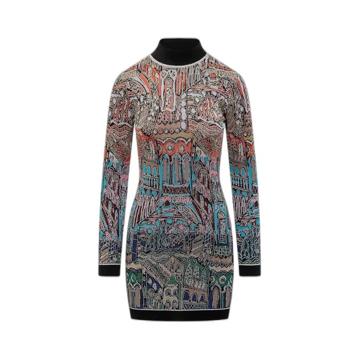 Missoni Jacquard Knitted Jumper Dress