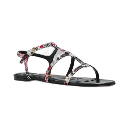 Missoni Patterned Buckled Sandals
