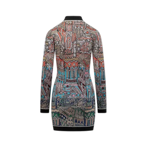 Missoni Jacquard Knitted Jumper Dress