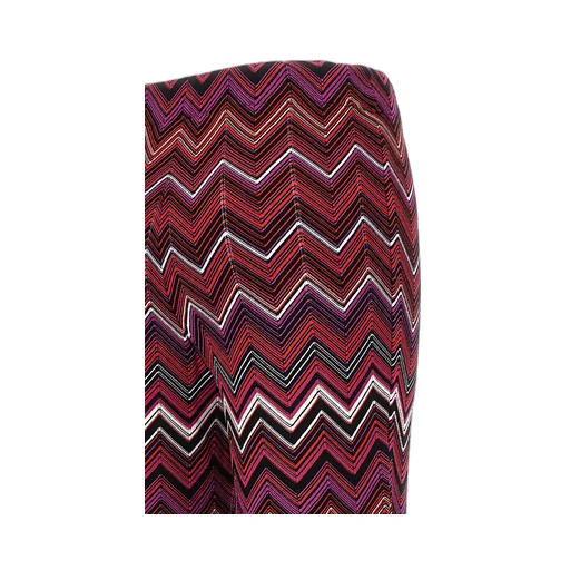 Missoni Zigzag High-Waist Straight-Leg Trousers