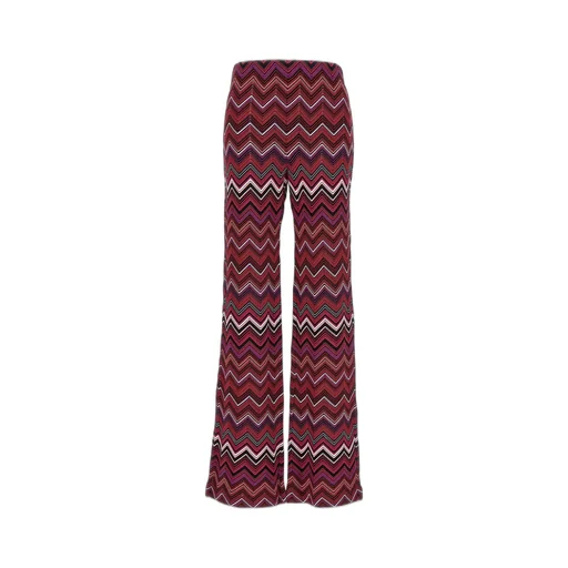 Missoni Zigzag High-Waist Straight-Leg Trousers