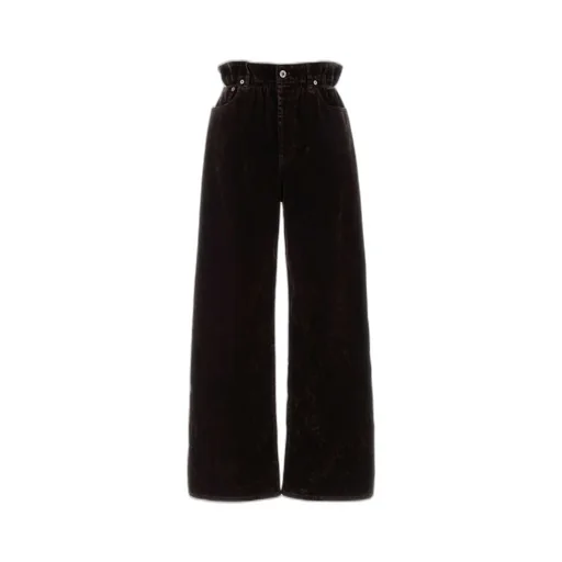 Miu Miu Wide-Leg Velvet Pants