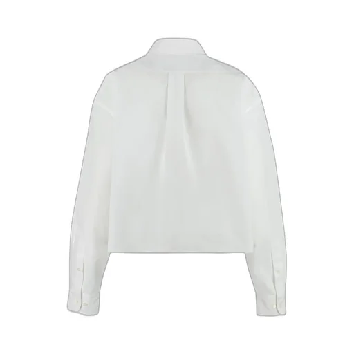 Miu Miu Logo Embroidered Buttoned Shirt