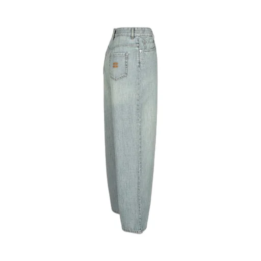 Miu Miu Logo-Embroidered Denim Jeans