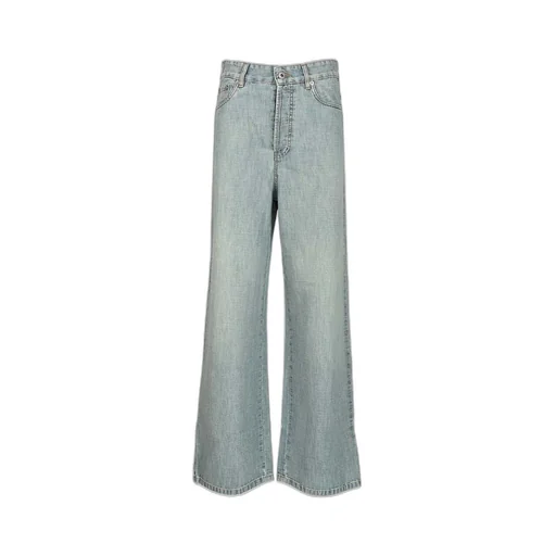 Miu Miu Logo-Embroidered Denim Jeans