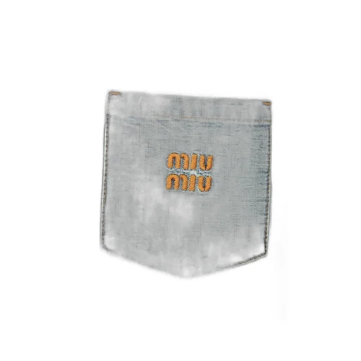 Miu Miu Button-Up Denim Shirt