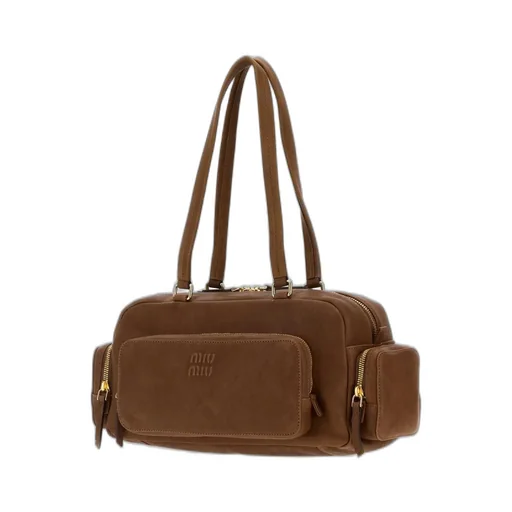 Miu Miu Logo-Embossed Shoulder Bag