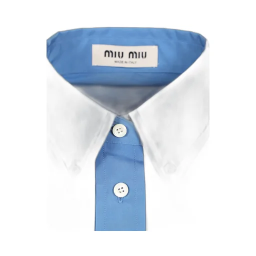 Miu Miu Logo-Embroidered Buttoned Shirt