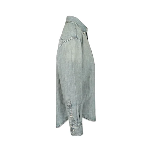 Miu Miu Button-Up Denim Shirt