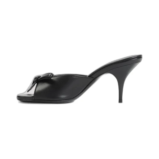 Miu Miu High-Heeled Bow Mules