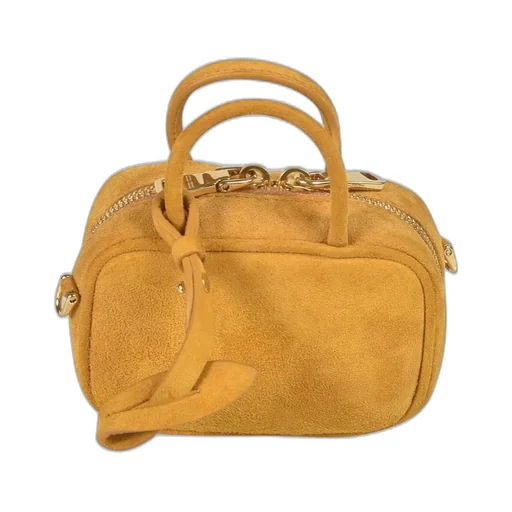 Miu Miu Logo-Embossed Mini Top Handle Tote Bag