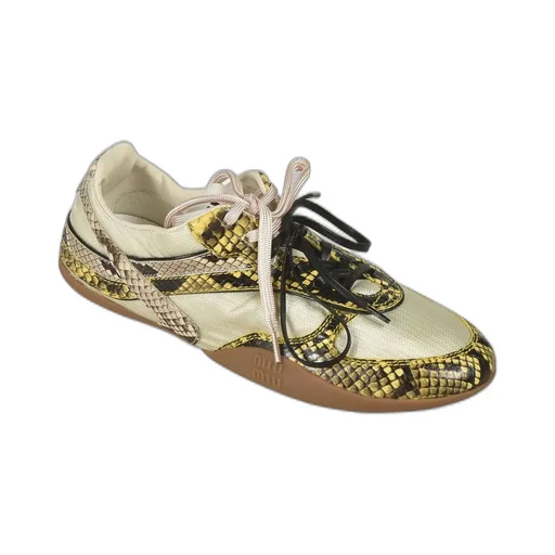 Miu Miu Gymnasium Lace-Up Sneakers