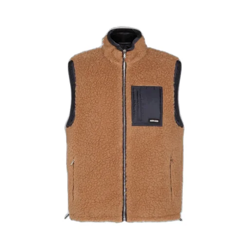 Miu Miu Logo-Patch Zip-Up Gilet
