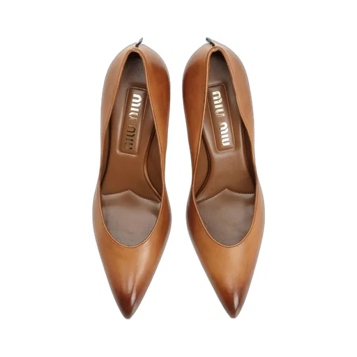 Miu Miu Pointed-Toe Slip-On Pumps