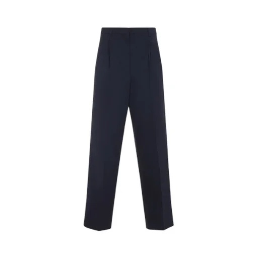 Miu Miu Logo-Detailed Pleated Trousers