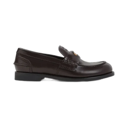 Miu Miu Round Toe Penny Loafers