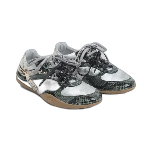 Miu Miu Gymnasium Lace-Up Sneakers